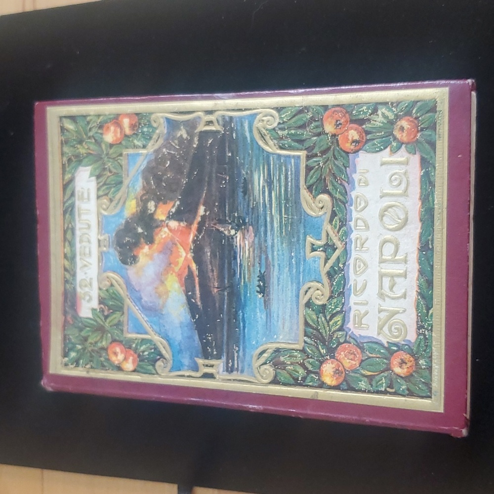Vintage 1920’s Ricordo Di Napoli Fold-Out Postcard & Map Booklet